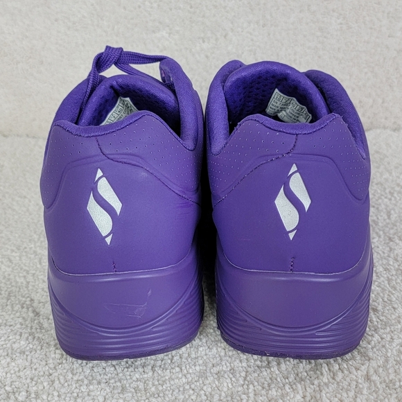 Skechers Uno Night Shades Purple Memory Foam Street Sneakers Sz 10 - Picture 6 of 12